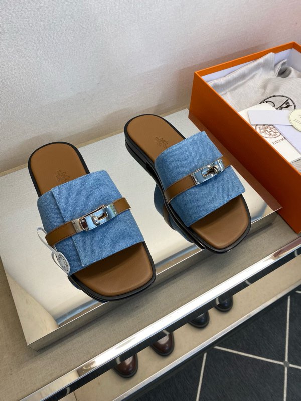 Men Hermes Slipper-210